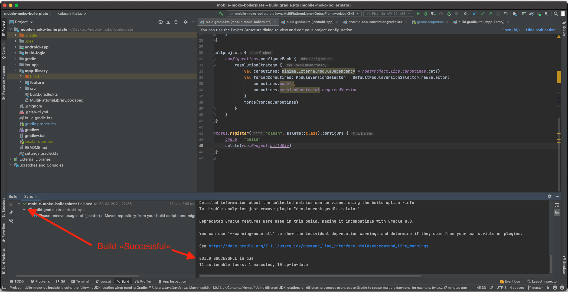 android-studio-sync-end